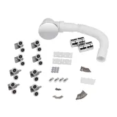 Душевая кабина Lidz Latwa SC90x90.SAT.LOW.TR, стекло прозрачное 4 мм