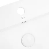 Раковина Qtap Nando 600х420х130 White с донным клапаном QT1211K404W