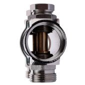 Колектор з регуляторами та кріпленням ECO 001B 1"x5