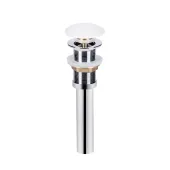 Раковина Qtap Crow 558х372х145 White с донным клапаном QT0511L739W