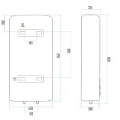 Водонагреватель Thermo Alliance 80 л, сухой ТЭН 2 кВт (0,8+1,2) (DT80V20GPDD)