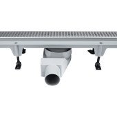 Трап Qtap Aquarius CRM50800304 линейный с комбинированным затвором и нержавеющей решеткой Трап Qtap Aquarius CRM50800304 линейный с комбинированным затвором и нержавеющей решеткой