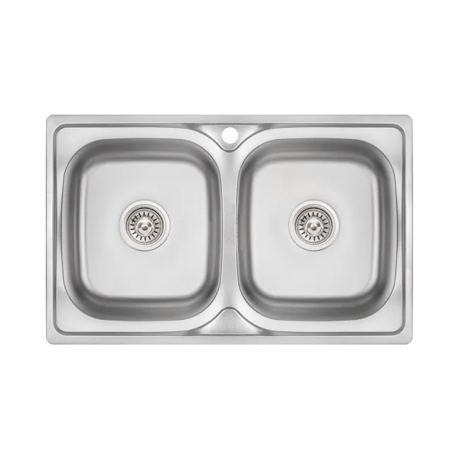 Кухонна мийка з двома чашами Lidz 7948 0,8 мм Micro Decor (LIDZ7948MDEC08) Кухонна мийка з двома чашами Lidz 7948 0,8 мм Micro Decor (LIDZ7948MDEC08)