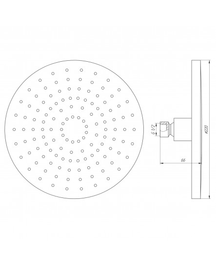 Душевая лейка Globus Lux SD09A