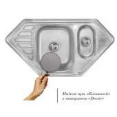 Кухонна мийка Imperial 9550-С Decor (IMP9550СDECD)