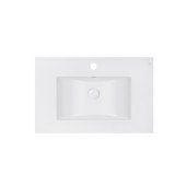 Раковина Qtap Albatross E 800х460х180 White с донным клапаном QT01119080EW