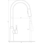 Смеситель для кухни Globus Lux ALPEN SUS-2033