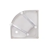Душевой бокс Lidz Tani SB80x80.SAT.HIGH.GR с поддон с панелью Kupala