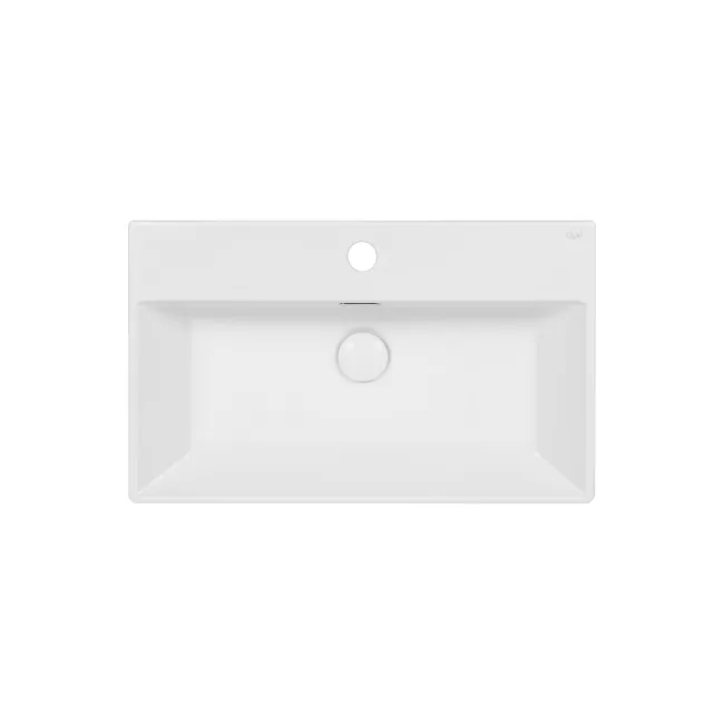 Раковина Qtap Nando K 600х355х125 White с донным клапаном QT12117060KW Раковина Qtap Nando K 600х355х125 White с донным клапаном QT12117060KW