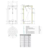 Накопительная емкость Tesy 1000 л (EV1000105F44TP3) 300669