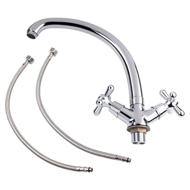 Смеситель для кухни Lidz (CRM) Dominox 15 272F-3