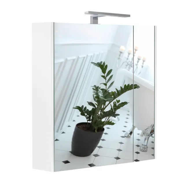 Зеркальный шкаф подвесной Qtap Albatross 700х725х460 White с LED-подсветкой QT0177ZP700LW Зеркальный шкаф подвесной Qtap Albatross 700х725х460 White с LED-подсветкой QT0177ZP700LW