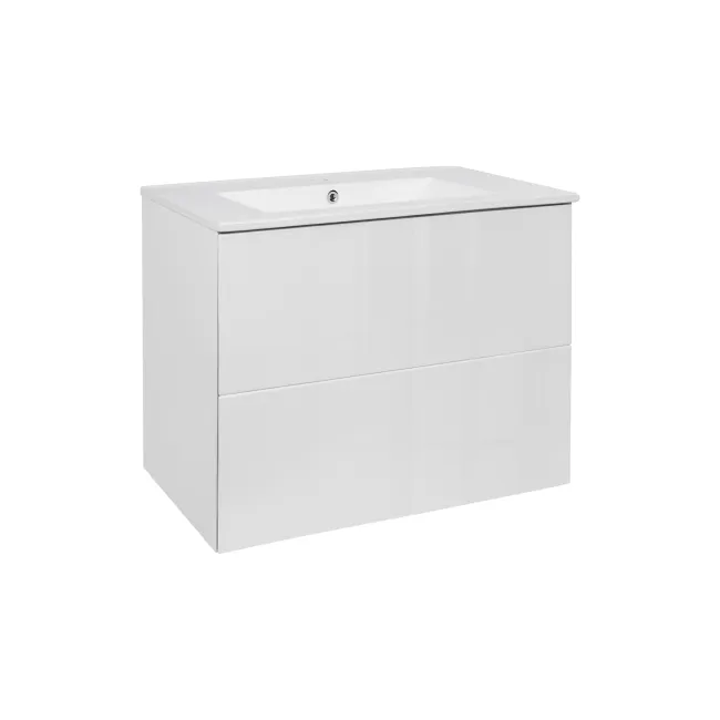 Комплект Qtap Tern 700х580х437 White тумба підвісна + раковина урізна QT1772TPL7013070CW Комплект Qtap Tern 700х580х437 White тумба підвісна + раковина урізна QT1772TPL7013070CW