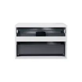 Тумба подвесная Qtap Tern 700х476х469 White со столешницей QT1779TPL701W