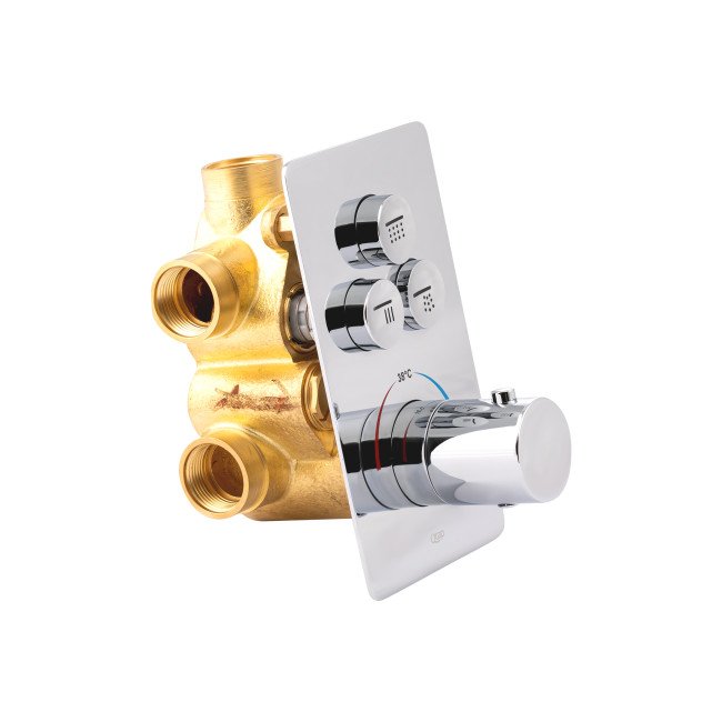 Термостатична душова система прихованого монтажу Qtap Votice QT6443T105NKCSET Термостатична душова система прихованого монтажу Qtap Votice QT6443T105NKCSET