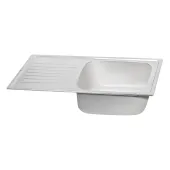 Кухонна мийка Qtap 7843 0,8 мм Satin (QT7843SAT08)