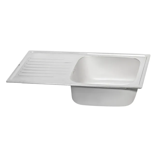 Кухонна мийка Qtap 7843 0,8 мм Satin (QT7843SAT08)