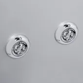 Гидромассажный бокс Lidz Tani SBM90x90.SAT.HIGH.FR, стекло Frost 4 мм без поддона