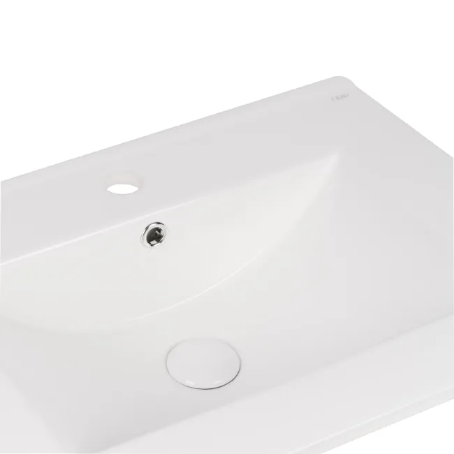 Комплект Qtap Taurus 600х800х437 Whitish oak тумба підлогова + раковина урізна QT2471TNT603WO