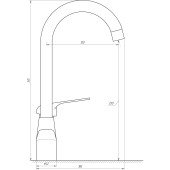 Смеситель для кухни DOMINO BLITZ DBR-103N
