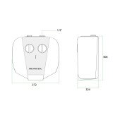 Водонагрівач Promotec Compact 15 л під мийкою, мокрий ТЕН 1,5 кВт (GCU1515M53SRC) 304123