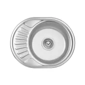 Кухонна мийка Lidz 5745 0,6 мм Decor (LIDZ574506DEC)