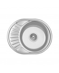 Кухонна мийка Lidz 5745 0,6 мм Decor (LIDZ574506DEC)