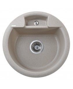 Гранітна мийка Globus Lux GURON піщаний 480мм-А0004