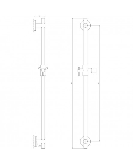 Душова стійка Globus Lux BT-1106C в блістері