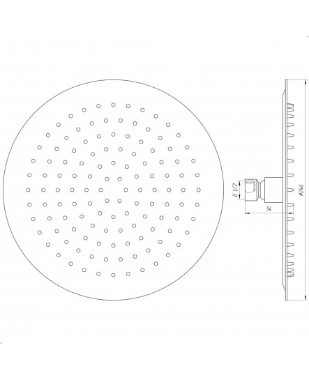 Душевая лейка Globus Lux STS-0250