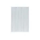 Штора на ванну Qtap Gemini WHI40114RP4 стекло Pear 4 мм, 100x140 см