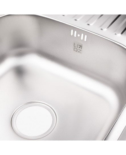 Кухонна мийка Lidz 6950 0,8 мм Decor (LIDZ6950DEC08)