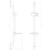 Душова стійка Globus Lux BL-106C в блістері