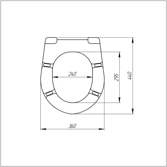 Сиденье для унитаза Azzurra Cult XCU1800F с микролифтом 2 Сиденье для унитаза Azzurra Cult XCU1800F с микролифтом 2
