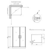 Душевая кабина Qtap Gemini CRM1018RC6 Clear 2020x1000x800 мм с поддоном Tern Душевая кабина Qtap Gemini CRM1018RC6 Clear 2020x1000x800 мм с поддоном Tern