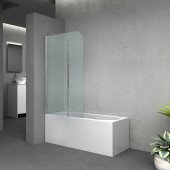 Штора на ванну Lidz Brama SS120x140L.CRM.FR скло Frost 6 мм, ліва Штора на ванну Lidz Brama SS120x140L.CRM.FR скло Frost 6 мм, ліва