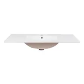 Раковина Qtap Albatross E 1000х460х180 White с донным клапаном QT01119100EW