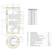 Водонагрівач непрямого нагрівання Tesy 500 л (EV157S250075) 301396 Водонагрівач непрямого нагрівання Tesy 500 л (EV157S250075) 301396