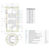 Водонагреватель косвенного нагрева Tesy 500 л (EV157S250075) 301396