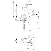 Смеситель для раковины Qtap Jody СRM 001 Смеситель для раковины Qtap Jody СRM 001