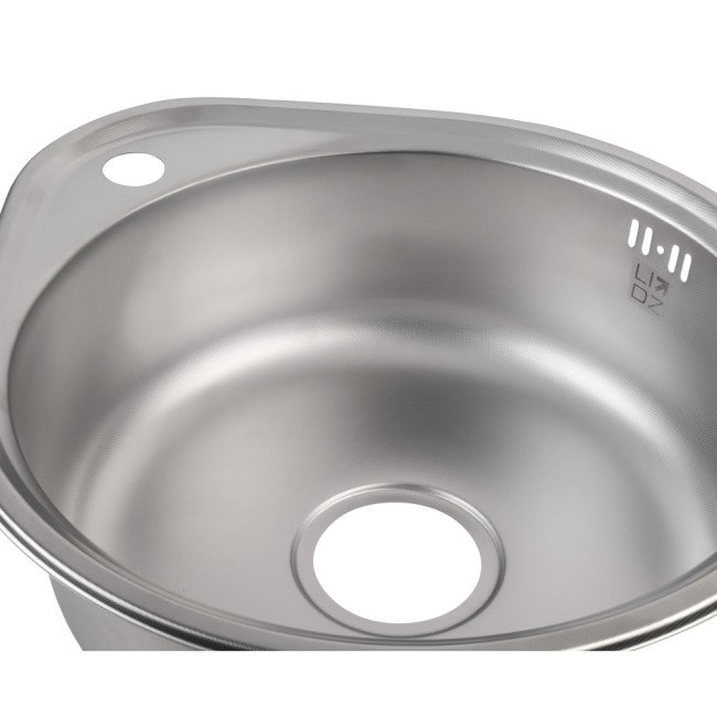 Кухонна мийка Lidz 4843 0,6 мм Micro Decor (LIDZ4843MDEC06) Кухонна мийка Lidz 4843 0,6 мм Micro Decor (LIDZ4843MDEC06)