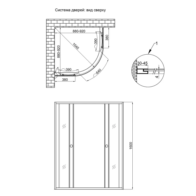 Душевая кабина Lidz Latwa SC90x90.SAT.HIGH.L, стекло Linie 4 мм без поддона 2 Душевая кабина Lidz Latwa SC90x90.SAT.HIGH.L, стекло Linie 4 мм без поддона 2