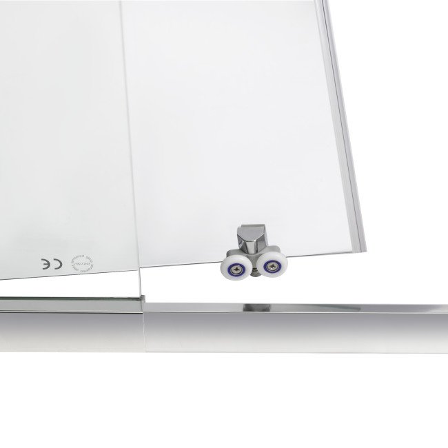 Душевая дверь в нишу Qtap Taurus CRM2014-15.C6 140-150x185 см, стекло Clear 6 мм, покрытие CalcLess Душевая дверь в нишу Qtap Taurus CRM2014-15.C6 140-150x185 см, стекло Clear 6 мм, покрытие CalcLess