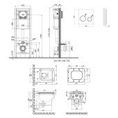 Набір Qtap інсталяція 4 в 1 з панеллю змиву Nest (QT0233M370 + QT0211P01V1176W) + унітаз з сидінням Cardinal QT0433C660HW Набір Qtap інсталяція 4 в 1 з панеллю змиву Nest (QT0233M370 + QT0211P01V1176W) + унітаз з сидінням Cardinal QT0433C660HW