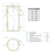 Накопительная емкость Tesy 300 л (EV30065) 301402