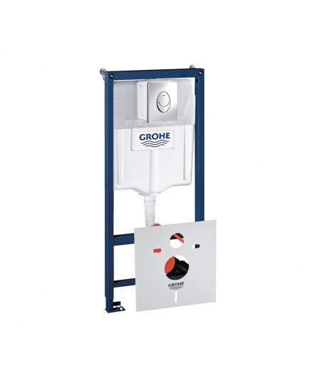 Набор инсталляция 4 в 1 Grohe Rapid SL 38721001 + унитаз с сиденьем Qtap Swan QT16335178W