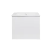 Комплект Qtap Tern 600х580х437 White тумба підвісна + раковина урізна QT1772TPL6013060CW