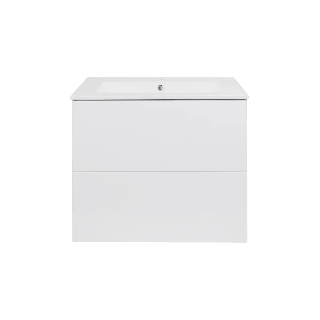Комплект Qtap Tern 600х580х437 White тумба підвісна + раковина урізна QT1772TPL6013060CW