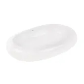 Раковина-чаша Qtap Robin 635x420x105 White с донным клапаном QT13113075W