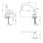 Смеситель для кухни Qtap Uno CRM 008